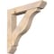 Ekena Millwork Funston Slat Smooth Bracket w/ Offset Brace, Douglas Fir, 7 1/2"W x 42"D x 42"H BKT0806X42X42FST06SDF - alternate 1